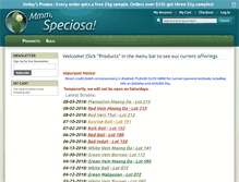 Tablet Screenshot of mmmspeciosa.com